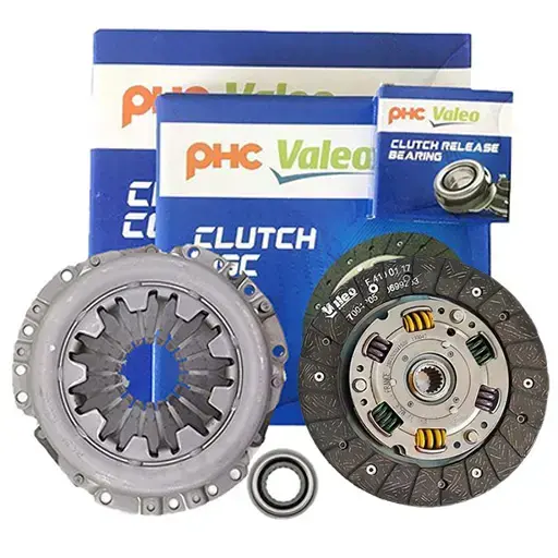 دیسک و صفحه سمند EF7 والئو آبی PHC لیبل ویژن اصل کره با بلبرینگ (پری‌دمپر 6 فنر)