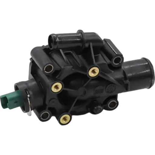 پوسته هوزینگ آب جلو سرسیلندر و ترموستات پژو 206 تیپ 5 ایساکو کائوچویی 0370601909