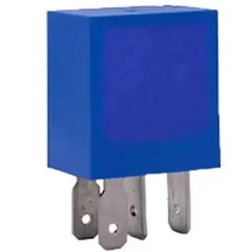 ‫میکرو رله پژو پارس آیدین موتور چهار فیش 40 آمپر آبی‬‏