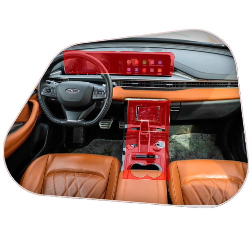 گلس و محافظ کامل داخل کابین تیگو 8 پرو