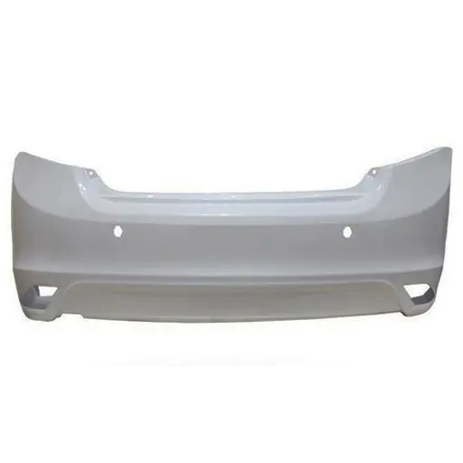 پوسته سپر عقب تیبا 2 سایپا یدک با سوراخ سنسور پارک سفيد 