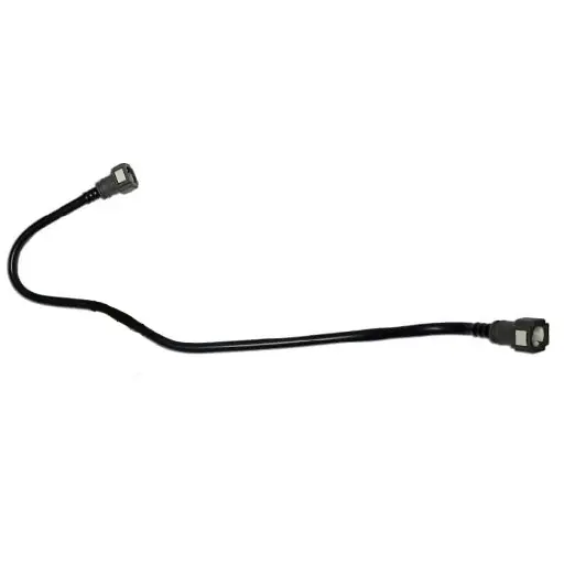 شلنگ ريل سوخت ال 90 npco يک سر مادگی 90 درجه يک سر مادگی صاف 70 سانتی متری کد 7565