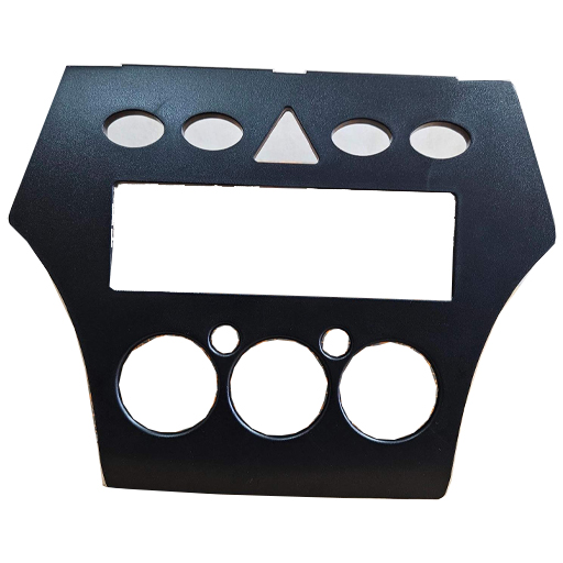 قاب راديو و تهويه وسط - پنل پایینی تیبا سایپا یدک نقره ای باخار