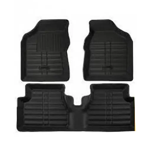 كفی زير پایی تیبا سایپا یدک سه بعدی چرمی مشکی