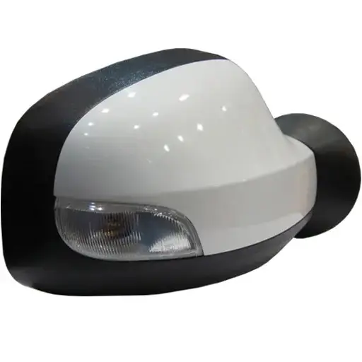 آینه بغل ساندرو npco برقی راهنما دار قاب سفید (چپ) کد 3889