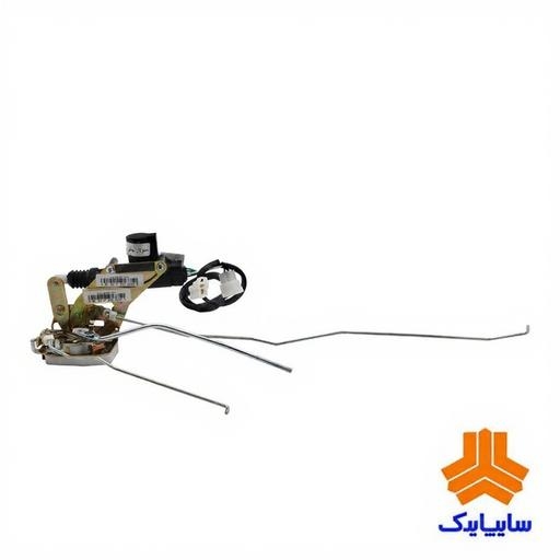 مجموعه قفل درب مکانیکی جلو پراید سایپا یدک با قفل کن اتوماتیک (چپ)