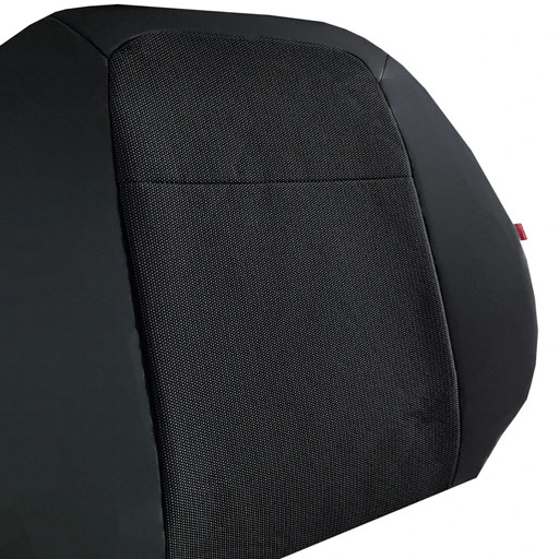 روکش صندلی تارا اتوماتیک v2 هایکو طرح آوین چرم و پارچه مشکی