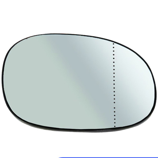 شيشه آينه بغل پژو 206 برازش گرمکن دار (راست)