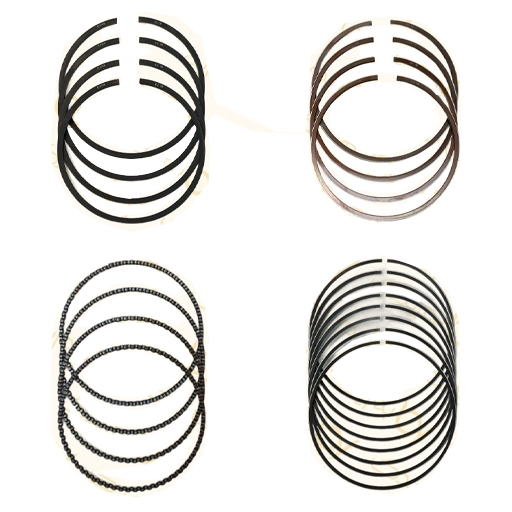 ست کامل رینگ موتور پراید سایپا یدک یورو 4 - 0/25 چدنی