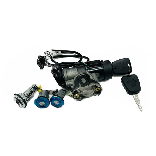 ست کامل قفل و سوییچ پراید 131 سایپا یدک (کروز) با ایموبلایزر