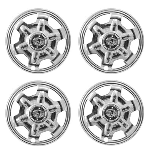 قالپاق چرخ نیسان شوکا سایز 16 اینچ آبکاری شده 4 عددی