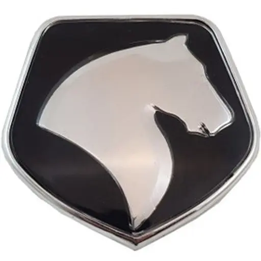 آرم جلو پنجره سمند ایساکو قدیم برچسبی