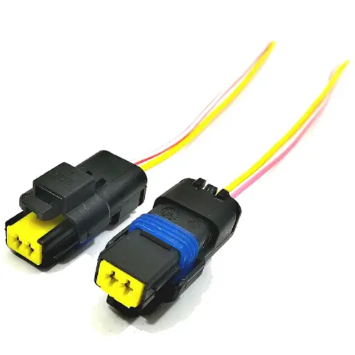 سوکت پژو 206 MERAL دو فيش سوزنی سيم خودرویی