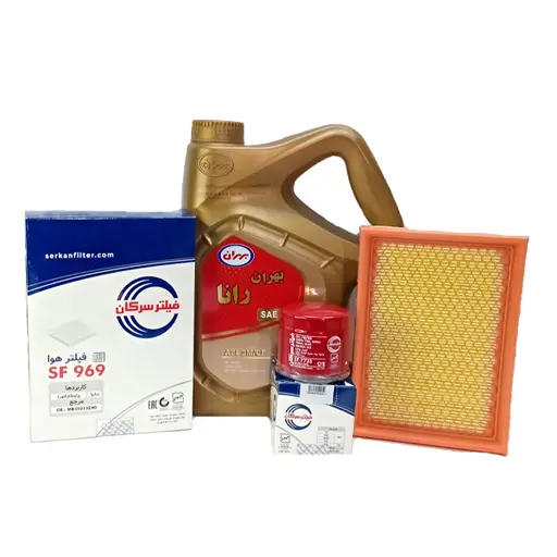 پکیج طلایی روغن موتور پراید بهران و فیلتر سرکان