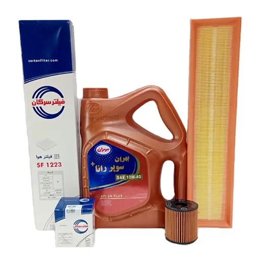 پکیج طلایی روغن موتور پژو 207 بهران و فیلتر سرکان