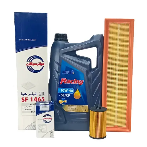 پکیج اقتصادی روغن موتور سمند توربو ایرانول و فیلتر سرکان