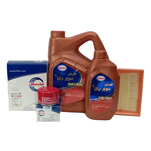 پکیج طلایی روغن موتور داستر بهران و فیلتر سرکان