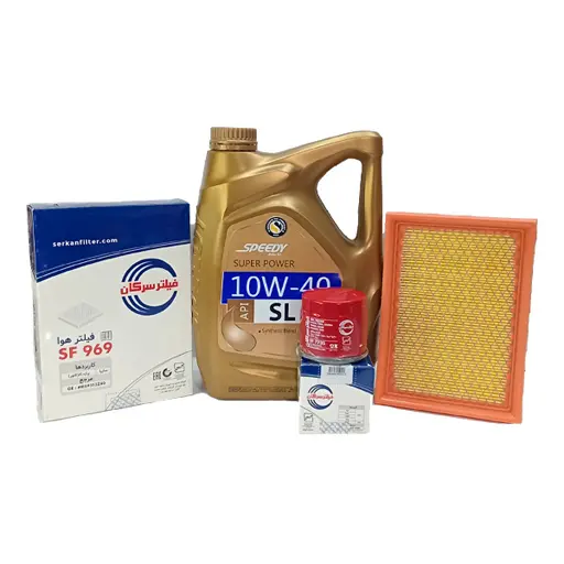 پکیج استاندارد روغن موتور پراید اسپیدی و فیلتر سرکان