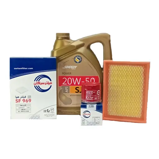 پکیج اقتصادی روغن موتور پراید اسپیدی و فیلتر سرکان