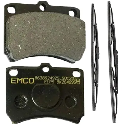 پکیج لنت ترمز و تیغه برف پاک کن جلو پراید امکو