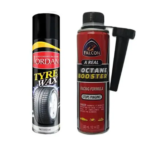 پکیج اکتان فالکون با اسپری لاستیک جردن