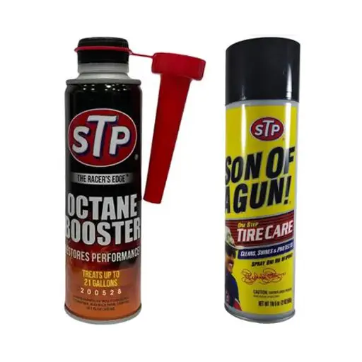 پکیج اکتان اس تی پی با اسپری لاستیک اس تی پی