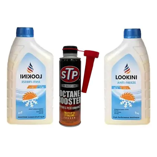 پکیج ضد یخ لوکینی 1 لیتری دو عددی با اکتان اس تی پی