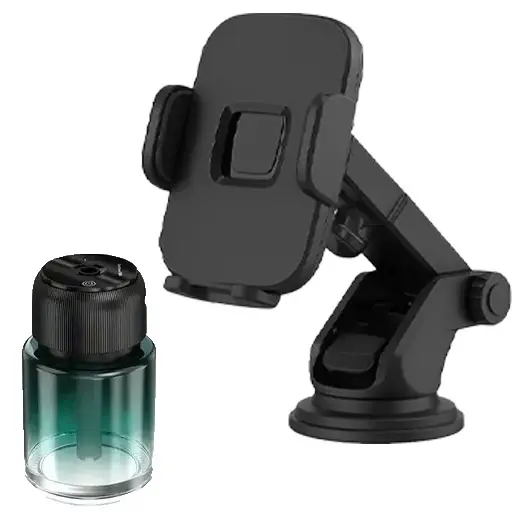 خوشبو کننده هوشمند خودرو مدل HONTON CAR FRAGRANCE با هولدر موبایل مدل XK041
