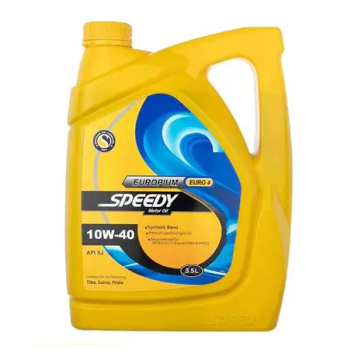 روغن موتور  اسپبدی  Europium پاور 10W40 API SJ  حجم سه و نیم لیتری