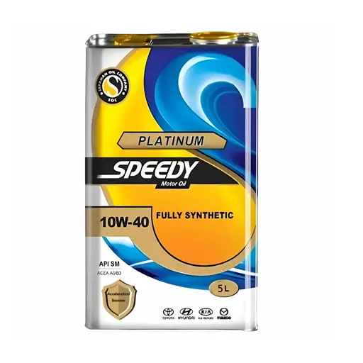 روغن موتور  اسپبدی  10W40 API SN مدل پلاتینیوم پنج لیتری