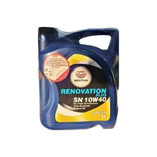 روغن موتور بهتام رنوویشن 10w40 sn حجم 5 لیتر