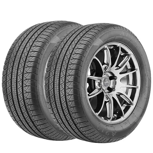 لاستیک خودرو آی پلاس سایز 195/55/15 گل A607 دو حلقه ای سال 2025