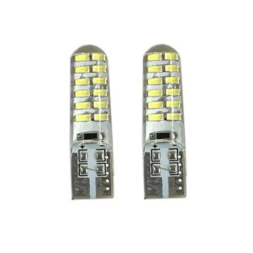 لامپ اس ام دی خودرو مدل SMD15 ژله ای سفید 2 عددی