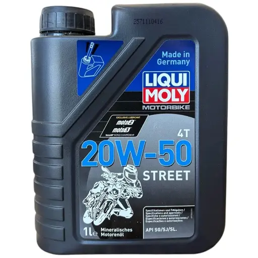 روغن موتور سیکلت sl 20w50 لیکومولی یک لیتری