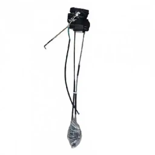 مجموعه قفل و دستگیره داخلی درب عقب کوییک سایپا یدک جدید کابلی (راست) مشکی کد 107894 - 2