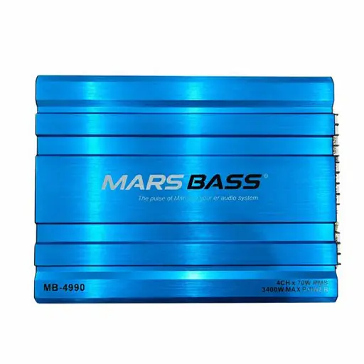 آمپلی فایر خودرو MARS BASS مدل MB‑4990 تعداد 4 کانال