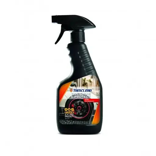 واکس لاستیک خودرو تام کلین مدل TC-DT480Y32 حجم 480 میلی لینر