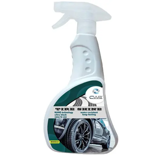 اسپری واکس لاستیک خودرو سی واکس مدل CW-9806 حجم 500 میلی لیتر
