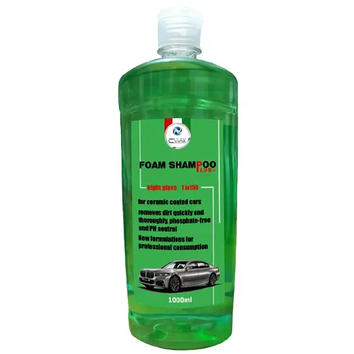 شامپو تمیزکننده بدنه خودرو سی واکس مدل cw-1000L حجم 1000 میلی لیتر