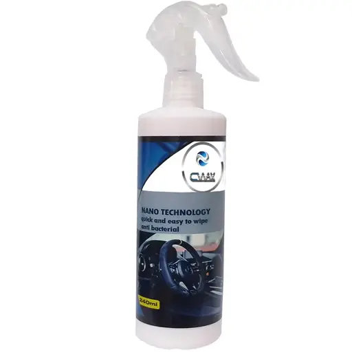 اسپری واکس داشبورد و لاستیک خودرو سی واکس مدل CW-240ML حجم 240 میلی لیتر