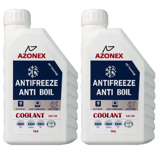 ضدیخ و ضدجوش 50 به 50 آزونکس مدل coolant حجم 1 لیتر دو عددی