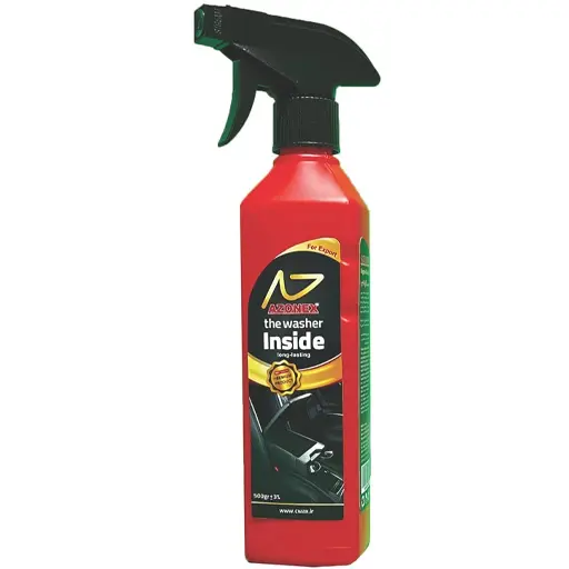 اسپری صفرشویی داخل خودرو آزونکس مدل long-lasting حجم 500 میلی لیتر