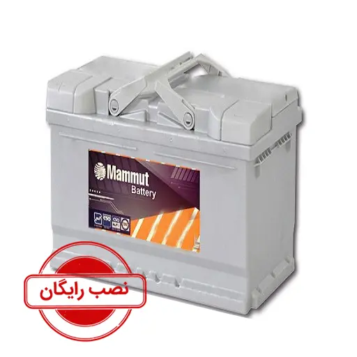 باتری 100 آمپر ماموت آذر باتری نصب رایگان