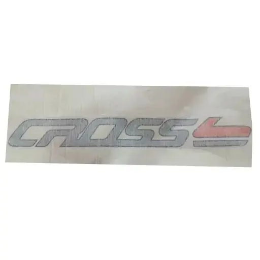 برچسب CROSS زير آينه درب جلو کوییک سایپا یدک (راست) کد  104829 - 2