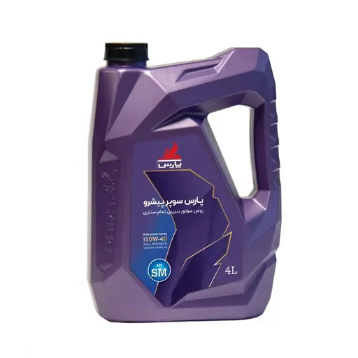روغن موتور نفت پارس سوپر پیشرو مدل 10W-40 SM حجم 4 لیتر