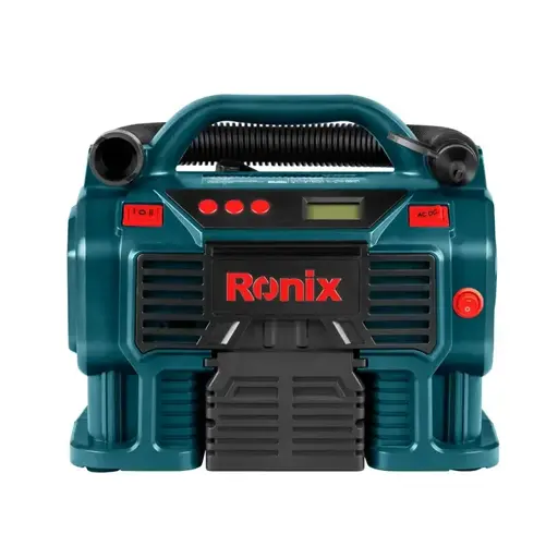 مینی کمپرسور باد رونیکس سه کاره دیجیتال فندکی و برق شهری  مدل RH-4261B