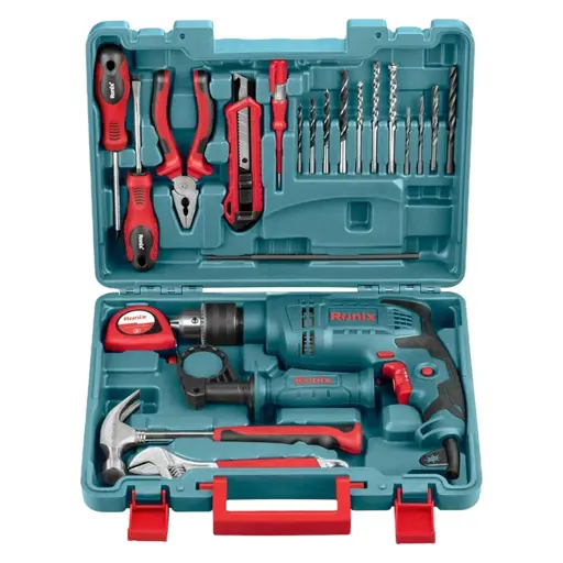 کیت دریل چکشی رونیکس 13 میلی‌متری مدل RS-0001