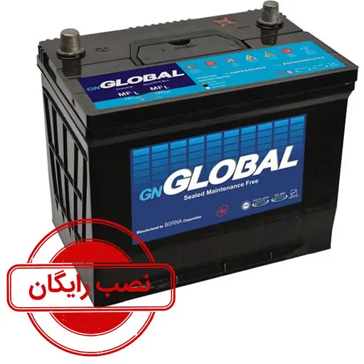 باتری 74 آمپر برنا باتری مدل گلوبال_نصب رایگان