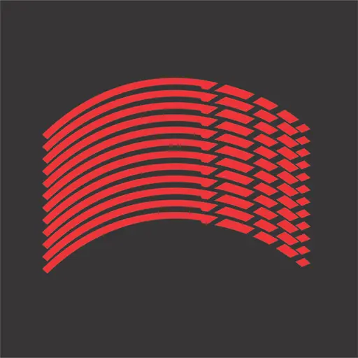 برچسب رینگ موتور سیکلت لیزارد مدل رفلکتیو کد LZD-1046 بسته 1دو عددی