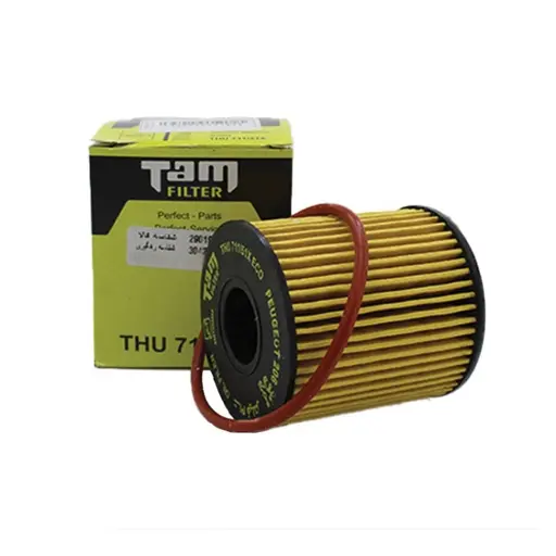 فیلتر روغن پژو 206 تام فیلتر مدل پایه کوتاه اکویی